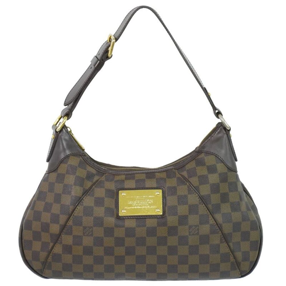 Louis Vuitton Thames Damier Ebene Brown Canvas Shoulder Bag Bag